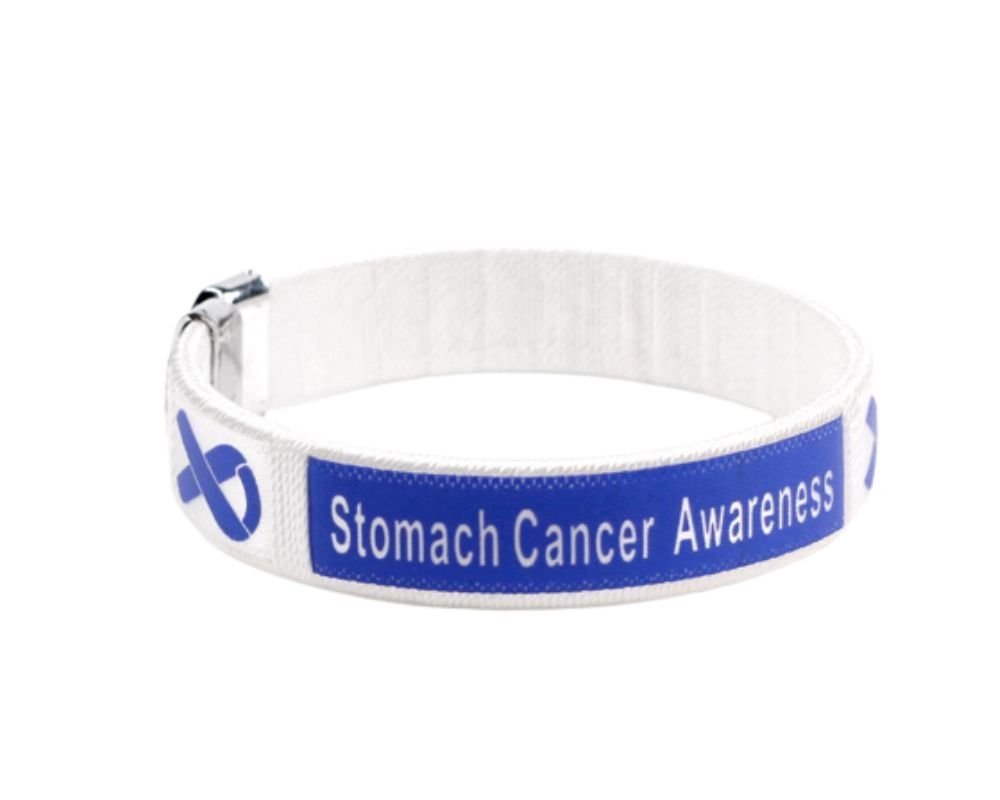 Stomach Cancer Periwinkle Ribbon Bangle Bracelets The Awareness Company
