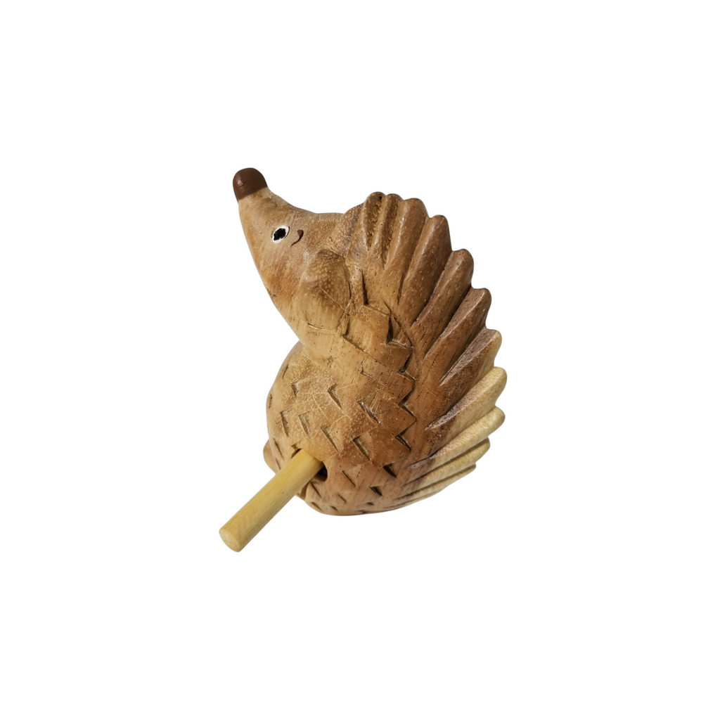 Wooden Musical Porcupine Percussion Instrument Music Frog Co