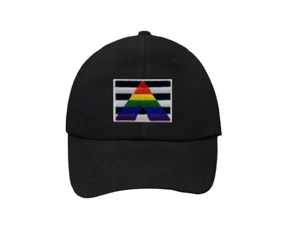 Straight Ally Flag Baseball Hats The Awareness Company