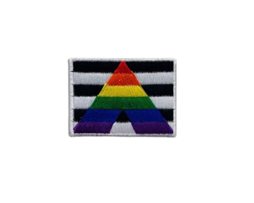 Straight Ally Flag Sew-On/Iron-On Patches The Awareness Company