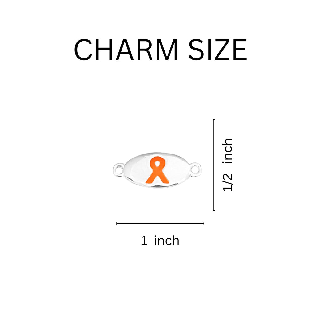 Stretchable Orange Ribbon Bracelets The Awareness Company