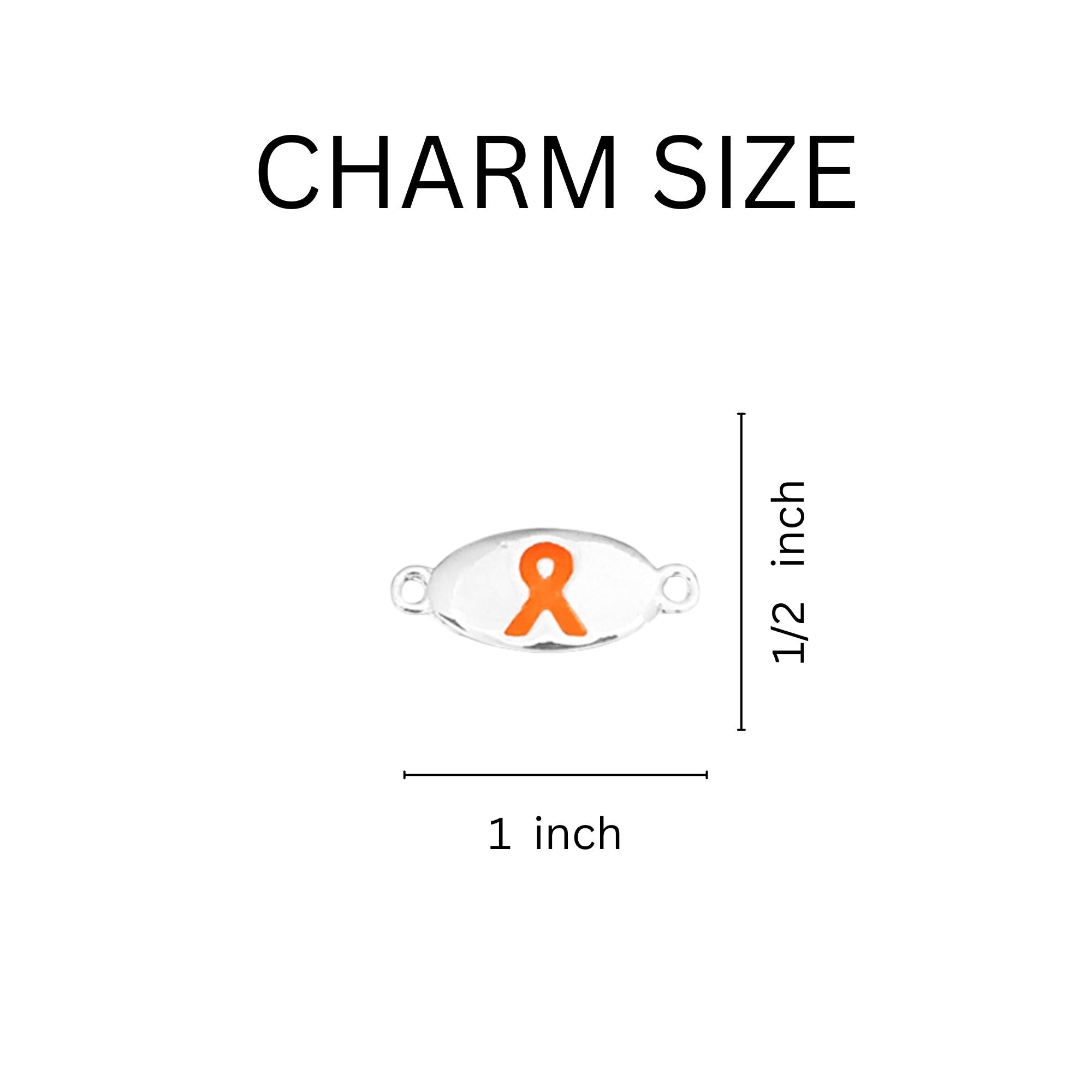Stretchable Orange Ribbon Bracelets The Awareness Company
