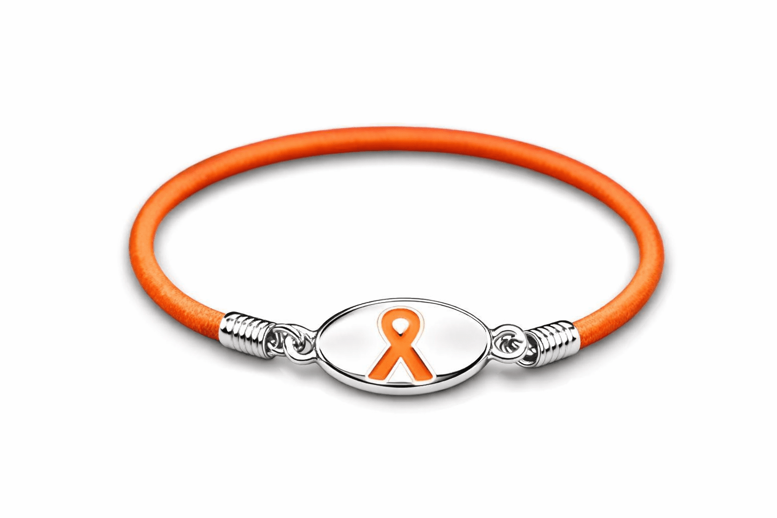 Stretchable Orange Ribbon Bracelets The Awareness Company