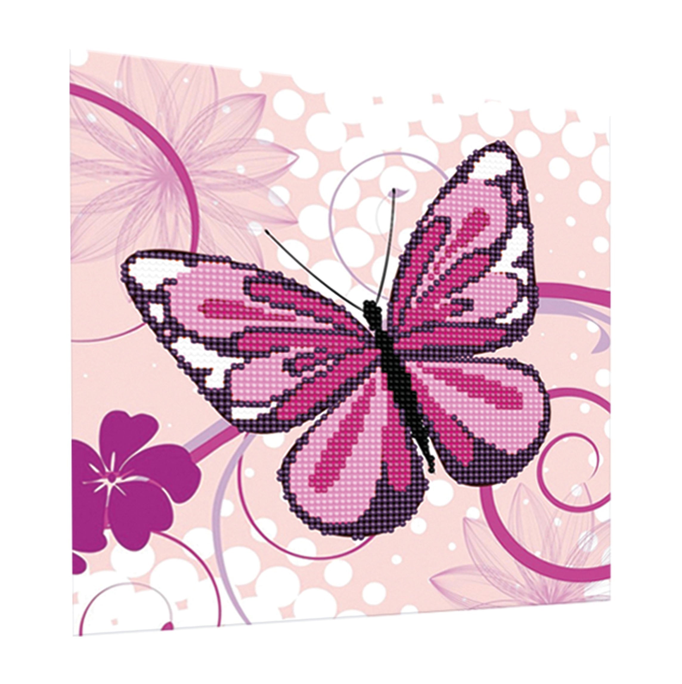 Diamond Art Stretched Canvas Butterfly Colours Crafts