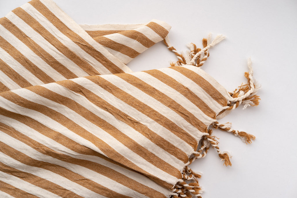 Girit Biscotto Cotton Linen Towel Eastern Woven