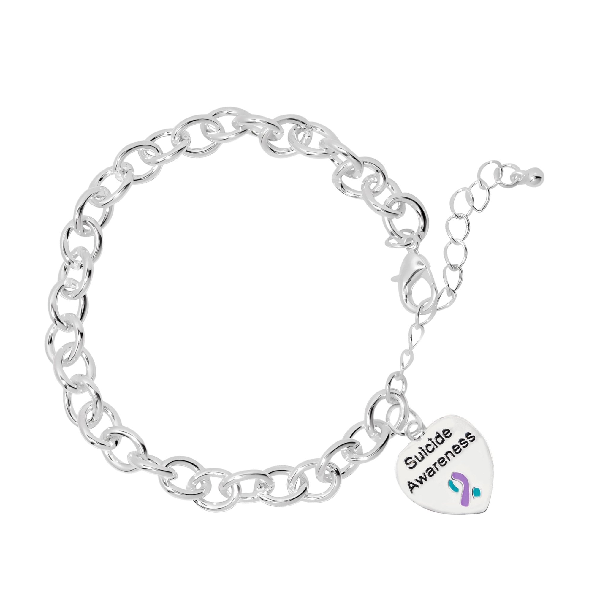 Suicide Awareness Chunky Charm Bracelets The Awareness Company