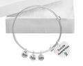 Suicide Awareness Heart Charm Retractable Bracelets The Awareness Company