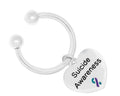 Suicide Awareness Large Heart Charm Horseshoe Key Chains The Awareness Company
