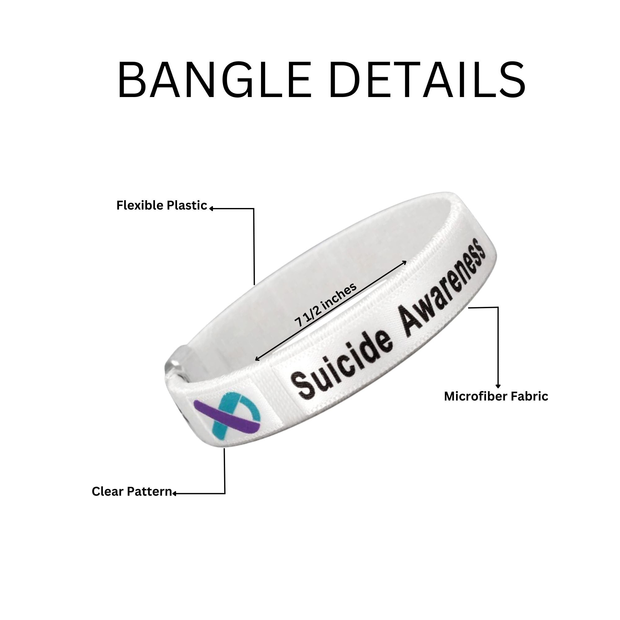 Suicide Awareness & Prevention Bangle Bracelets The Awareness Company