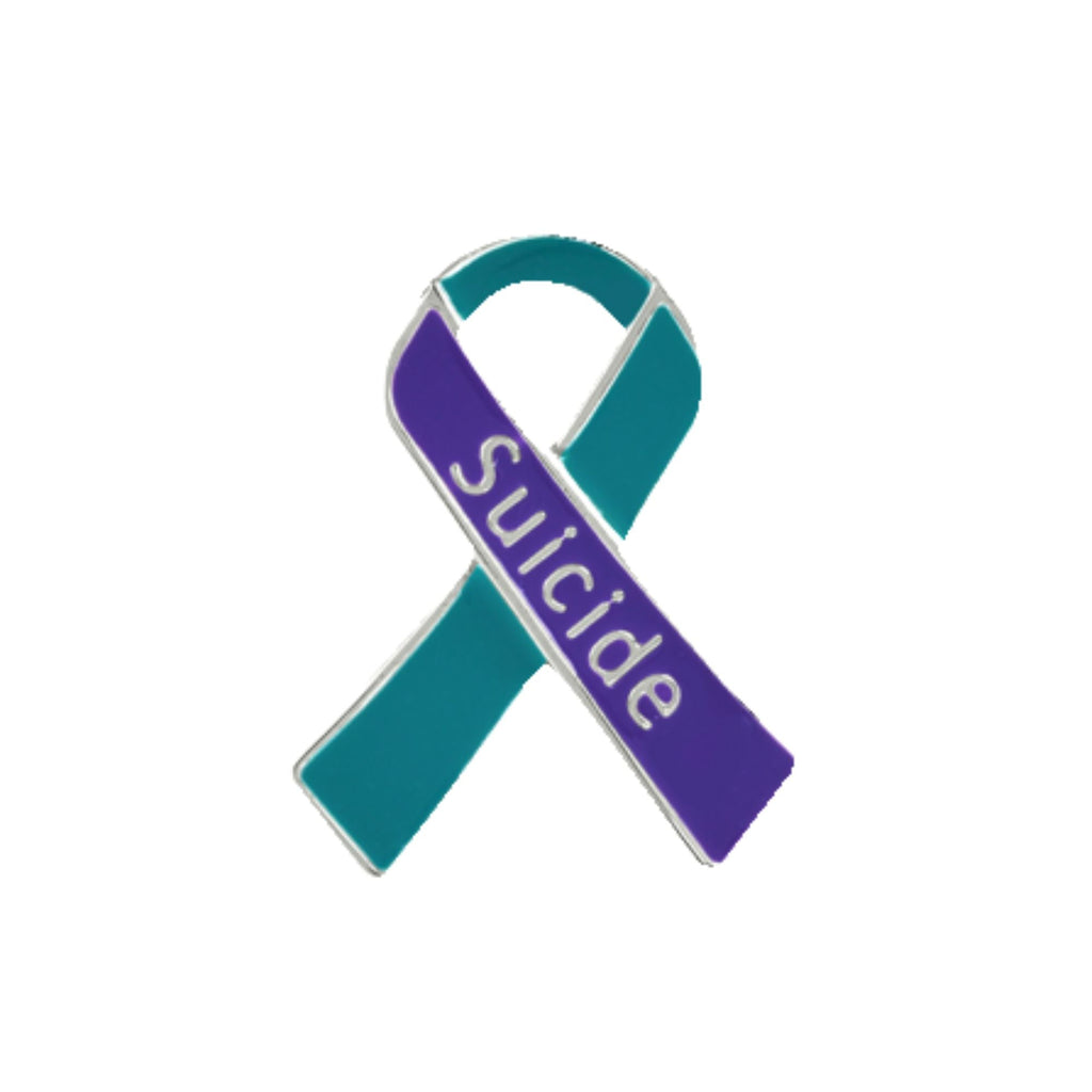 10 Pack of Suicide Awareness & Prevention Ribbon Pins The Awareness Company