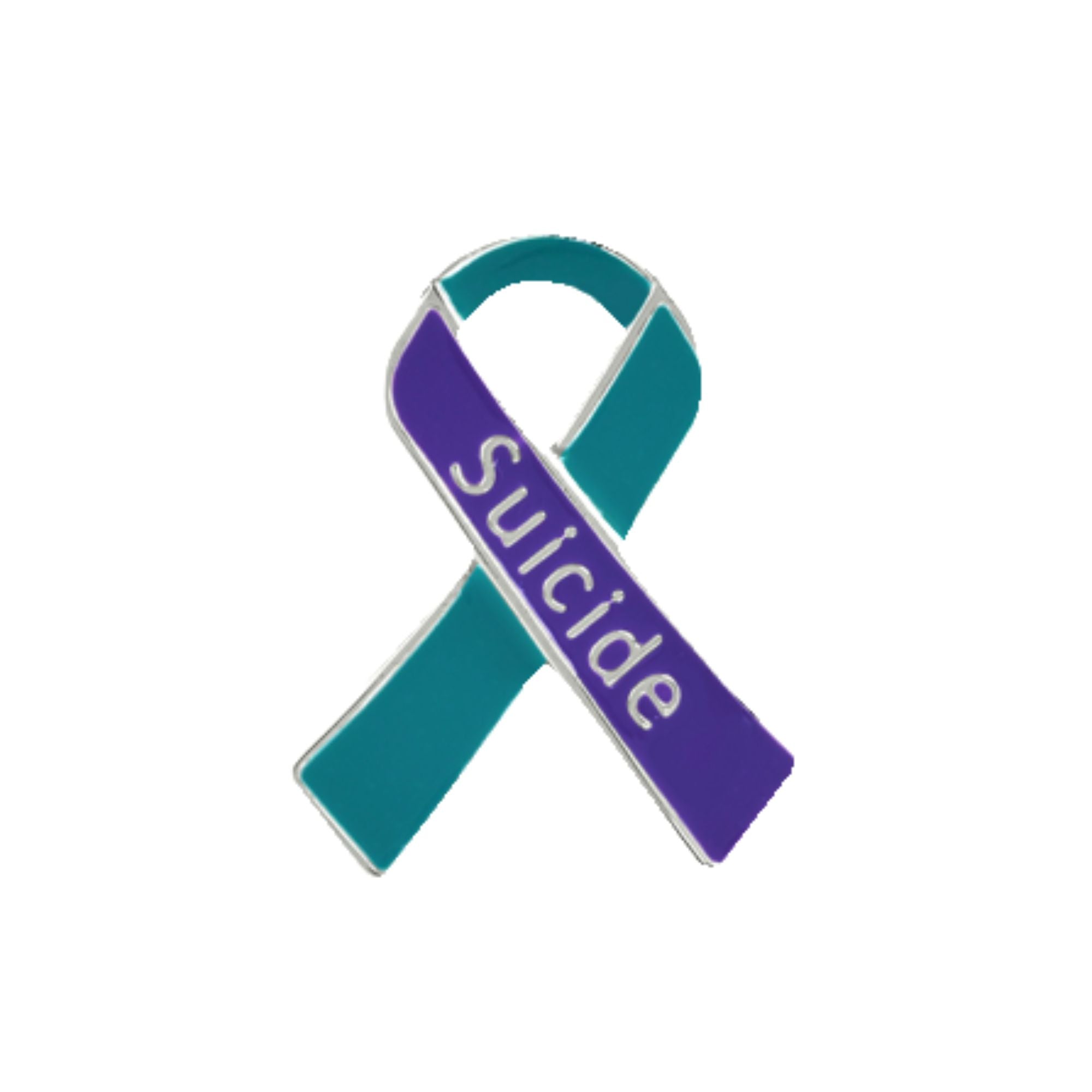 10 Pack of Suicide Awareness & Prevention Ribbon Pins The Awareness Company