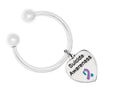 Suicide Awareness Small Heart Charm Horseshoe Keychains The Awareness Company