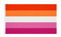 Sunset Lesbian 3 Feet by 5 Feet Nylon Flag The Awareness Company
