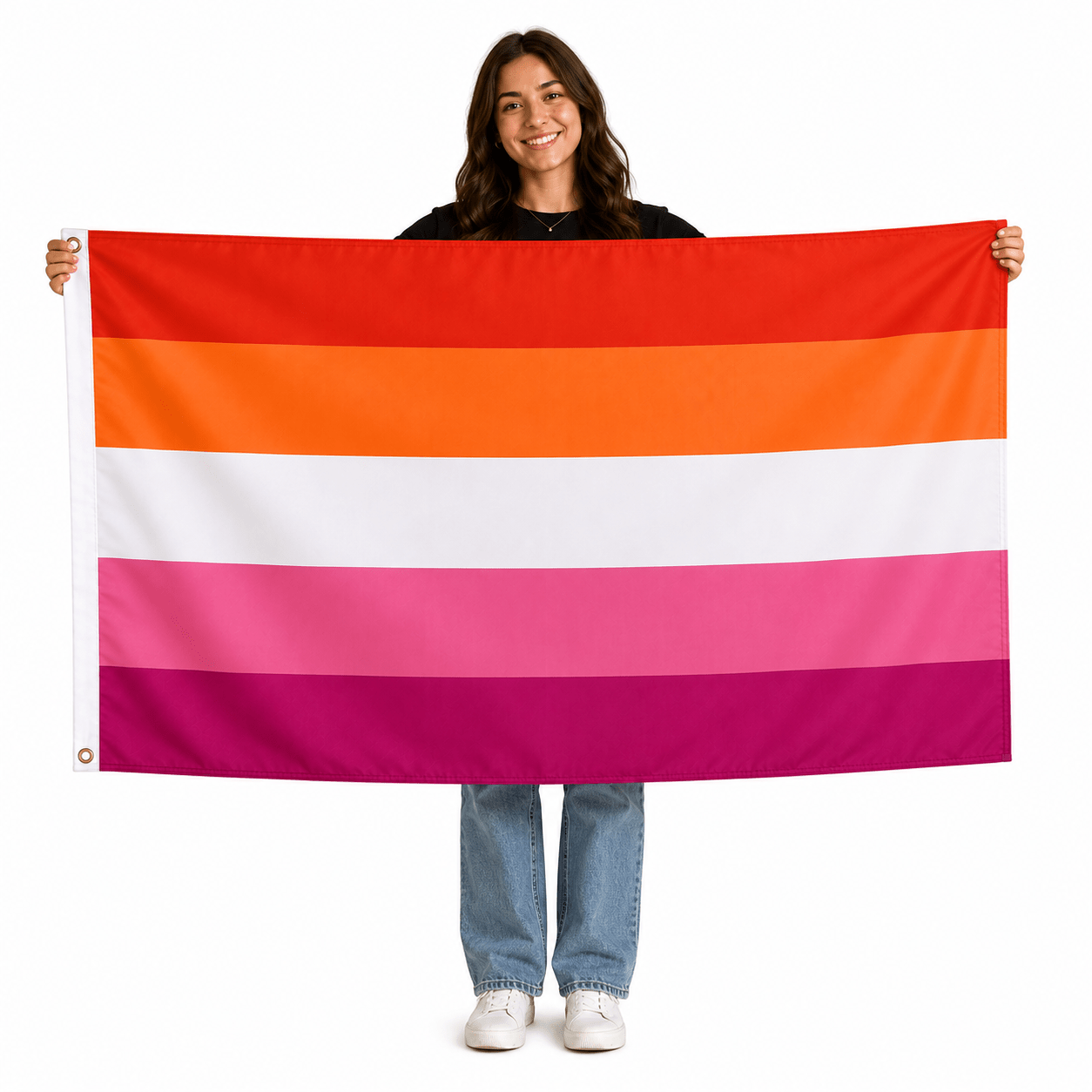Sunset Lesbian 3 Feet by 5 Feet Nylon Flag The Awareness Company