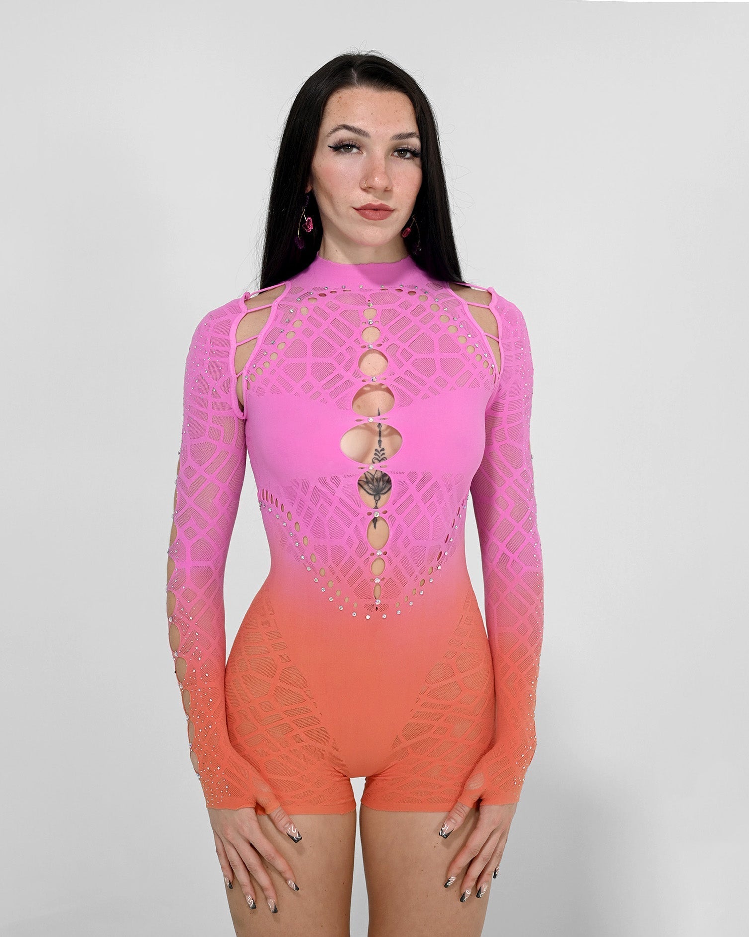 Sunset Rebel Romper SUSPEX Rave Outfits