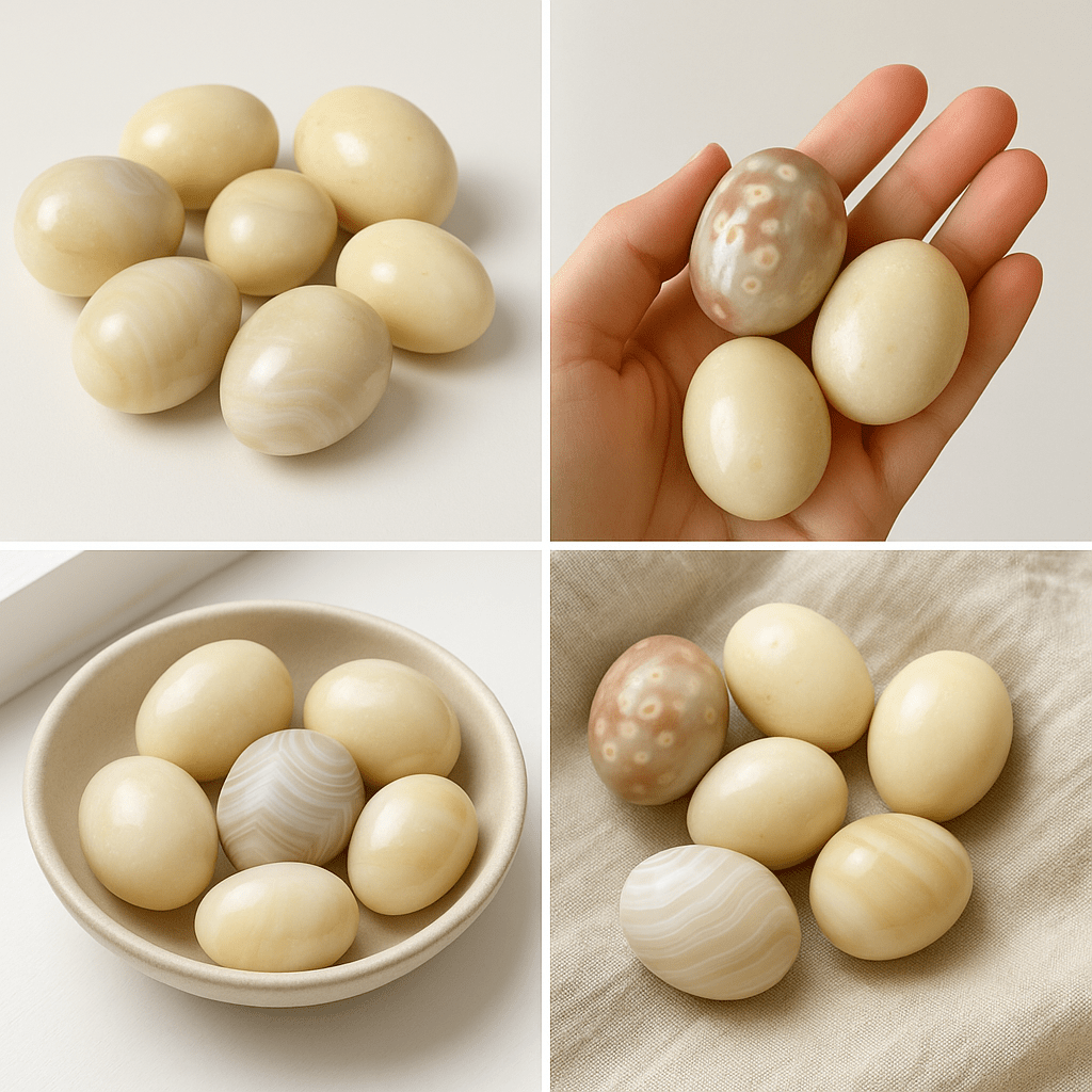 Surprise Mix – Assorted Agate Crystal Eggs (Per LB) KREATEUR MIAMI