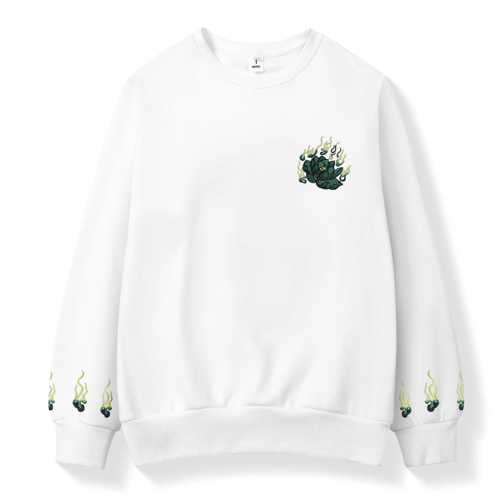 SW9007 Emerald Kirin Embroidery Sweater Niepce
