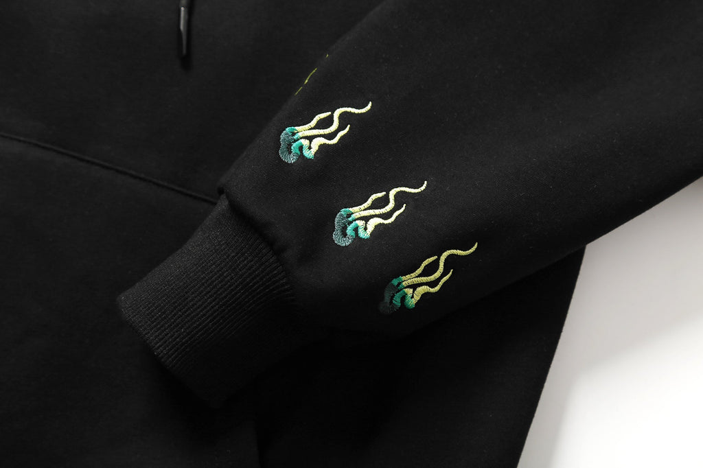 SW9007 Emerald Kirin Embroidery Sweater Niepce