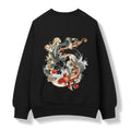 SW9008 Yin Yang Koi Embroidery Sweater Niepce