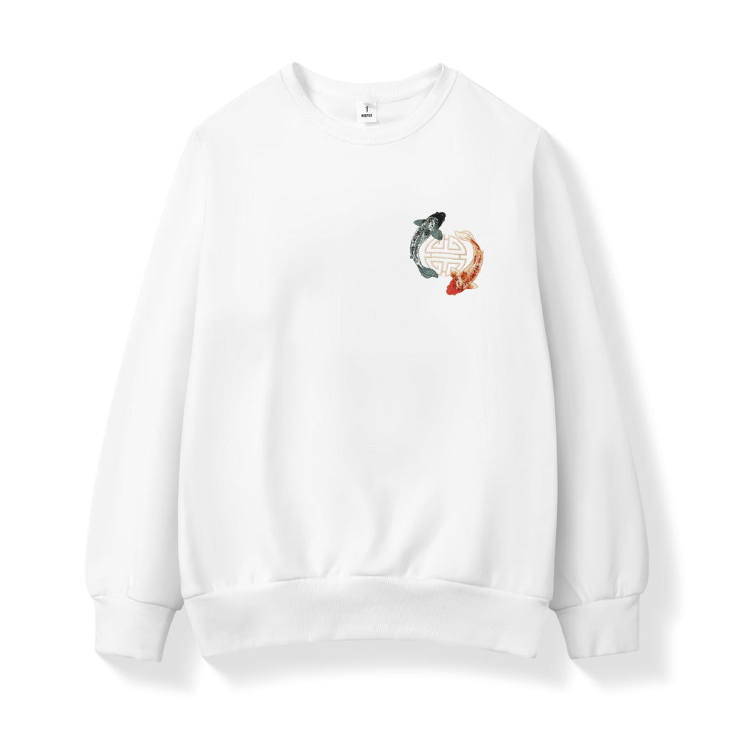 SW9008 Yin Yang Koi Embroidery Sweater Niepce