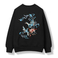 SW9010 Blue Phoenix Embroidery Sweater Niepce