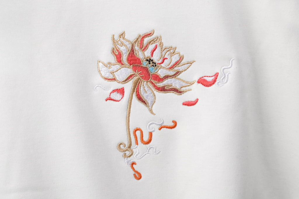SW9010 Blue Phoenix Embroidery Sweater Niepce
