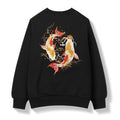 SW9013 Golden Koi Fish Embroidery Sweater Niepce