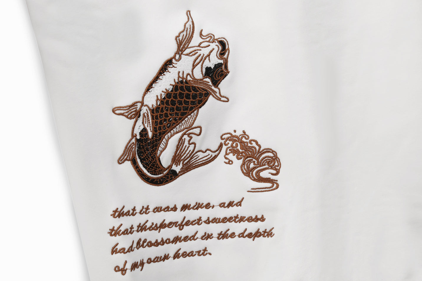 SW9014 Destiny Koi Embroidery Sweater Niepce