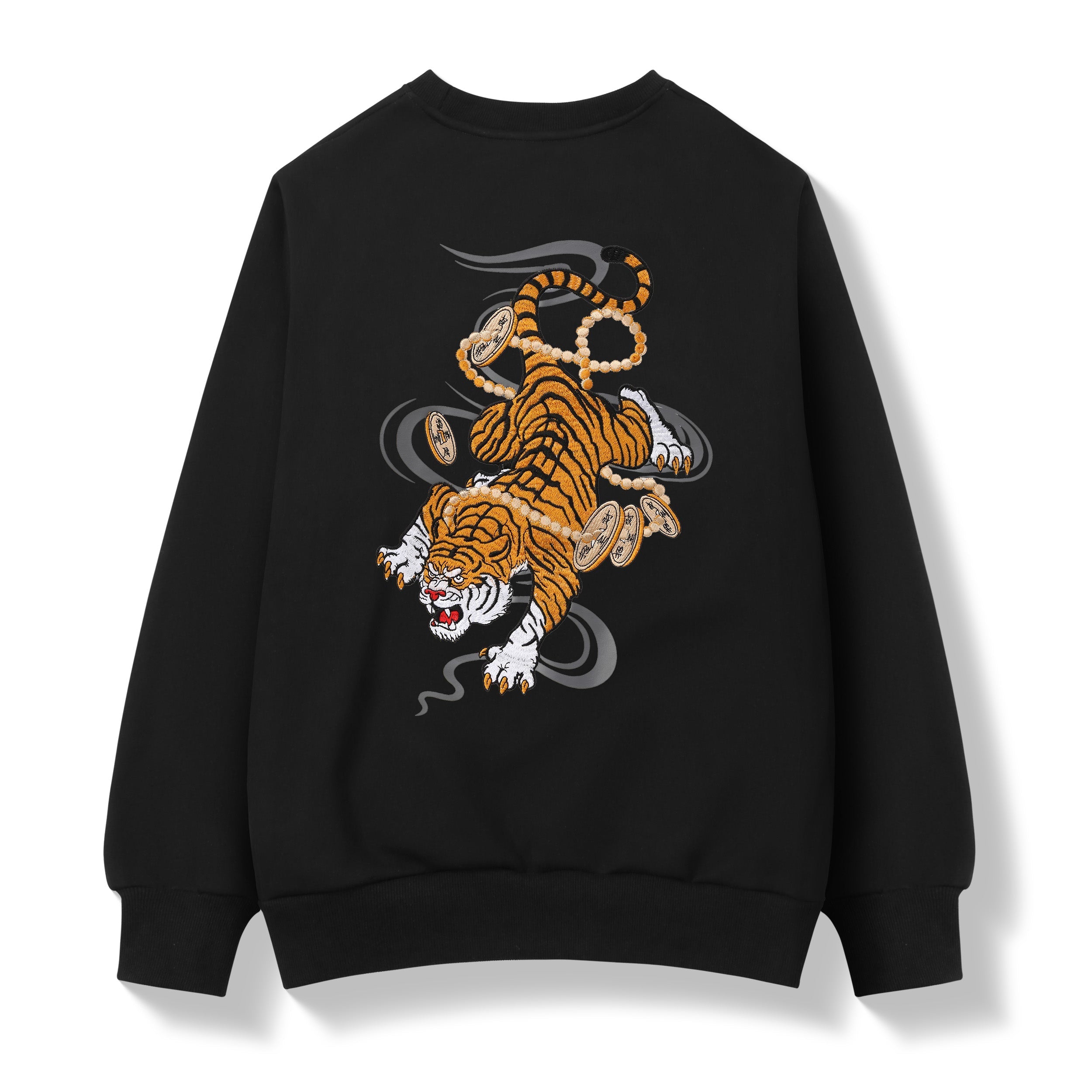 SW9017 Coin Tiger Embroidery Sweater Niepce