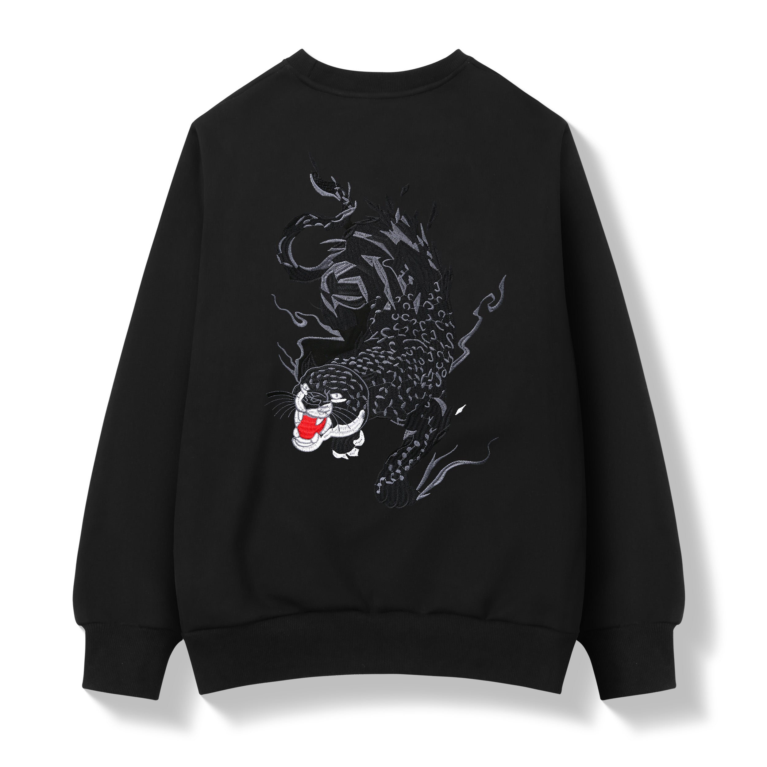 SW9202 Raging Panther Embroidery Sweater Niepce