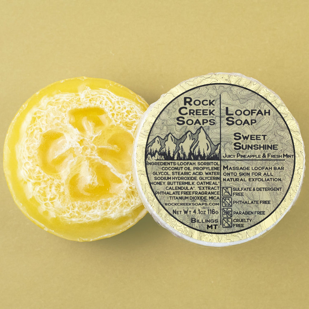 LOOFAH SOAP | Sweet Sunshine Rock Creek Soaps