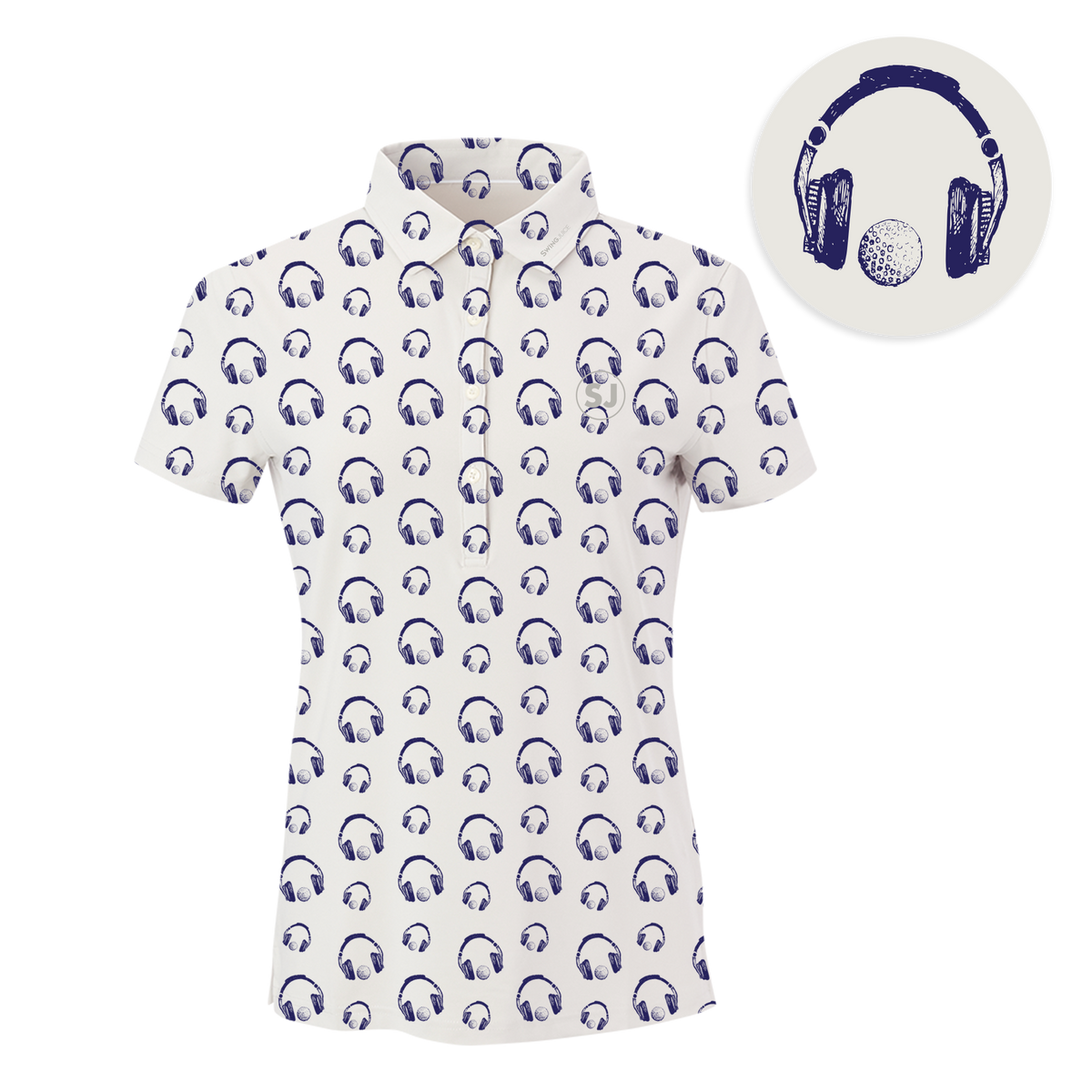 Golf & Hip Hop Women's Polo - Final Sale SwingJuice LLC