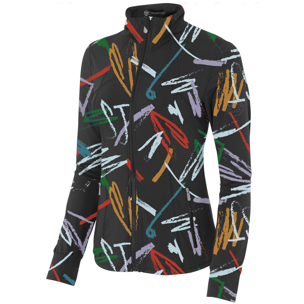 Golf Strokes Women's Full Zip - Final Sale SwingJuice LLC