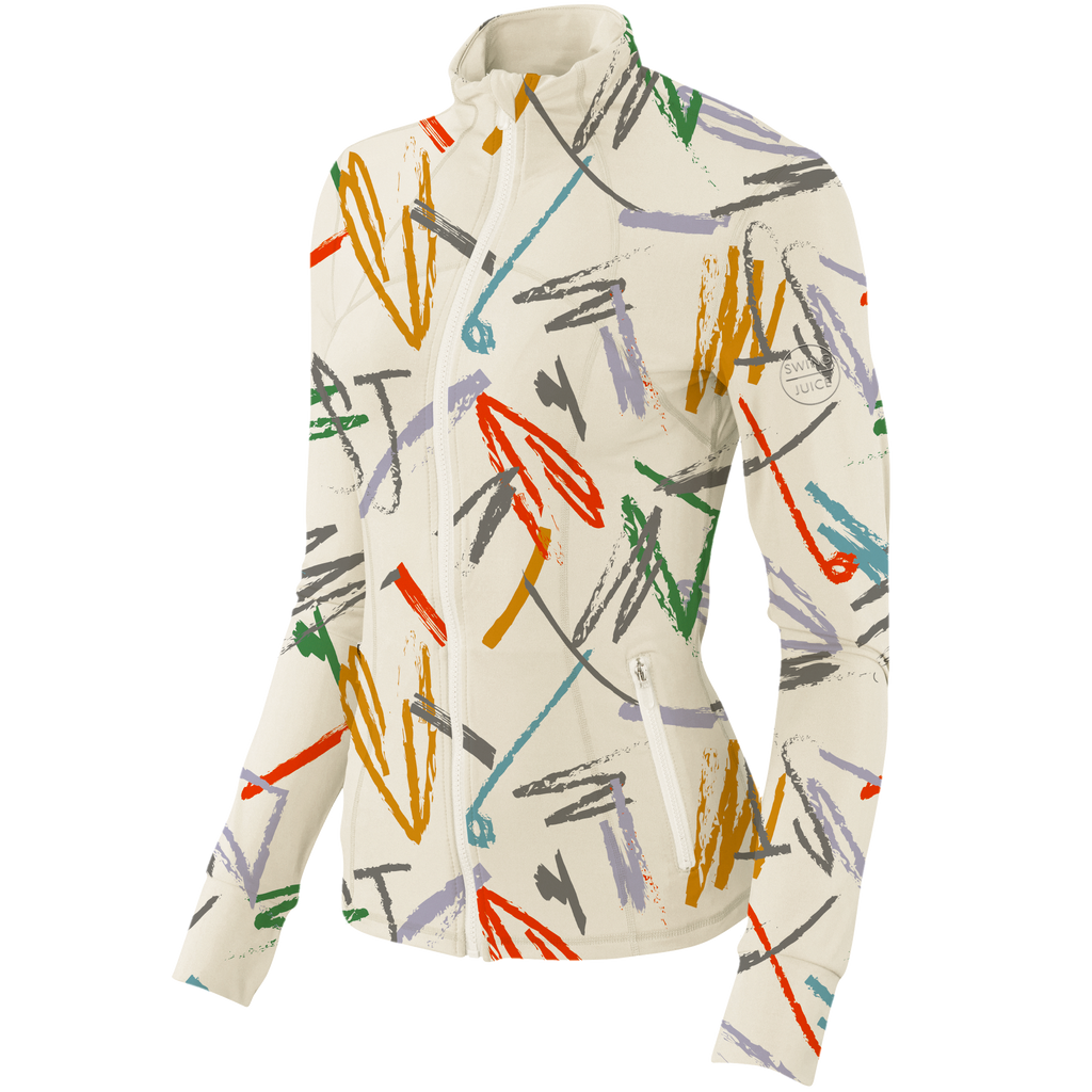 Golf Strokes Women's Full Zip - Final Sale SwingJuice LLC
