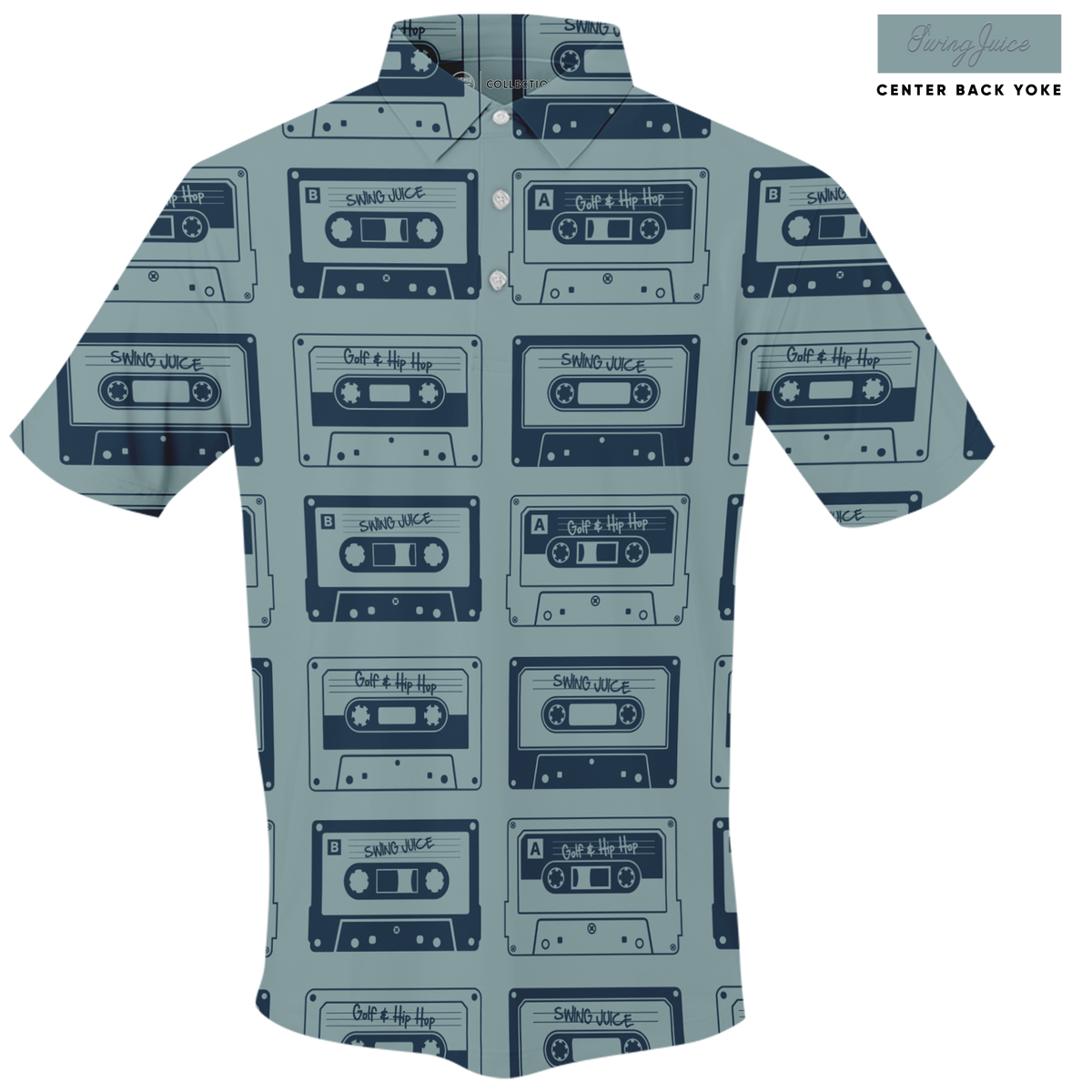 Golf Mixtape Men's Polo - Final Sale SwingJuice LLC