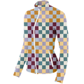 Golf Multi Checker Women's Full Zip - Final Sale SwingJuice LLC