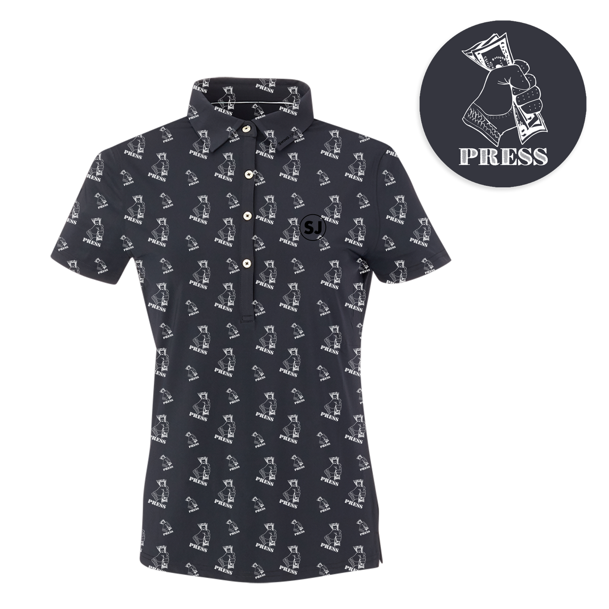 Golf Press Women's Polo - Final Sale SwingJuice LLC