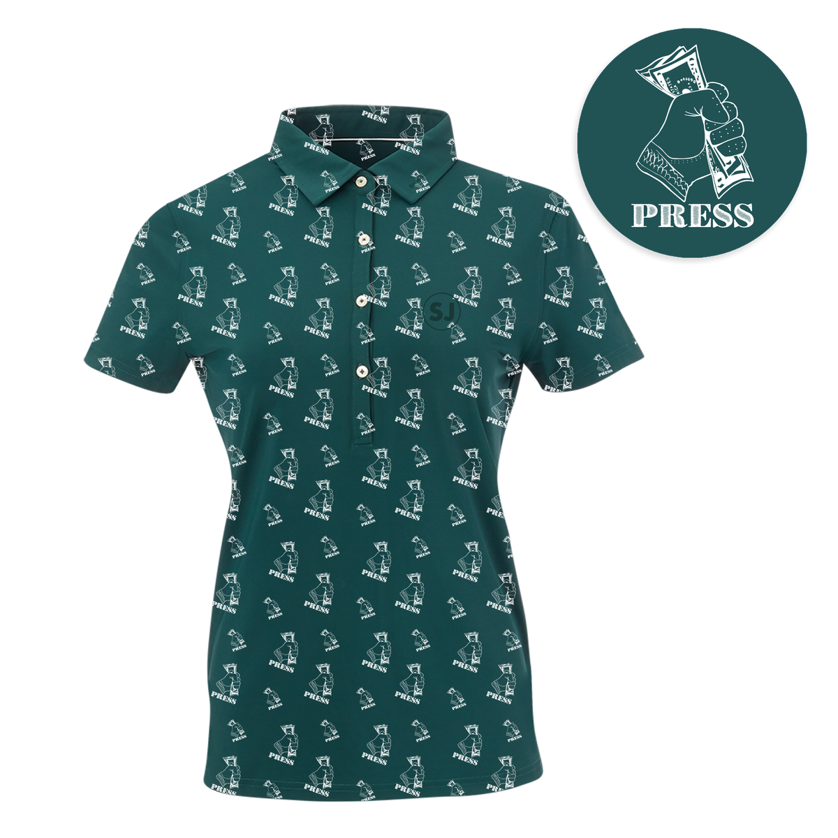 Golf Press Women's Polo - Final Sale SwingJuice LLC