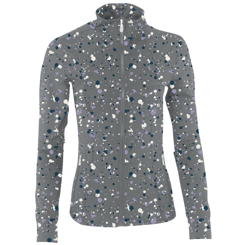Golf Splatter Women's Full Zip - Final Sale SwingJuice LLC