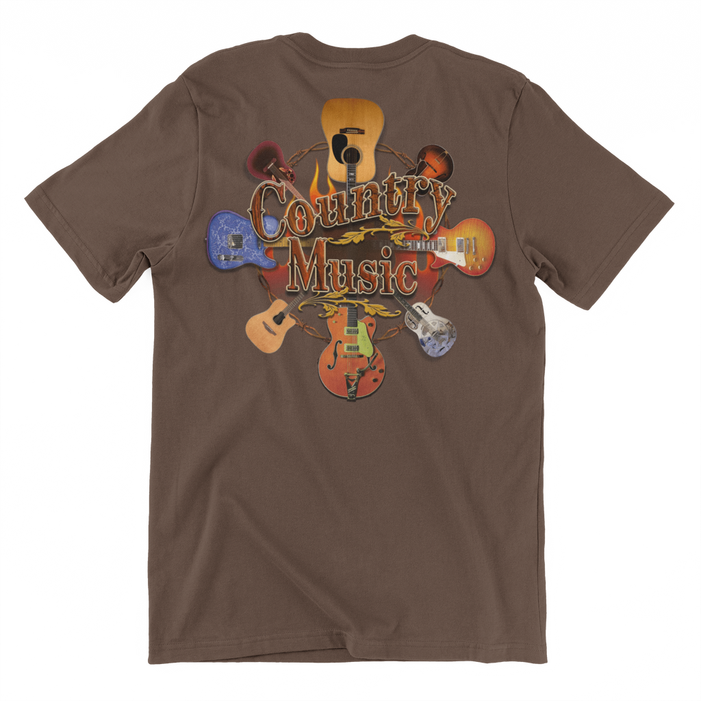 Country Music Guitars T-Shirt Taboo