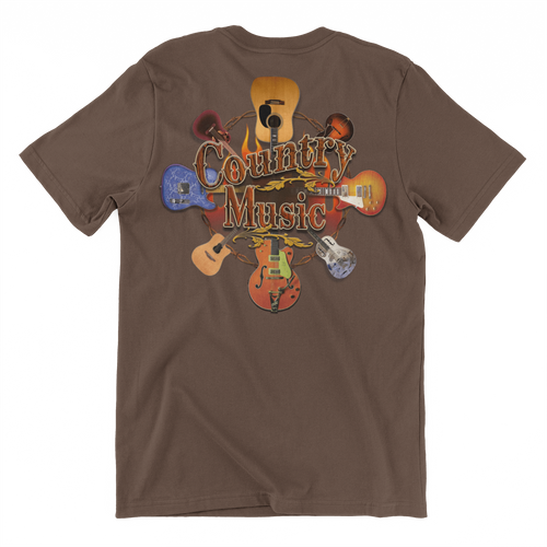 Country Music Guitars T-Shirt Taboo