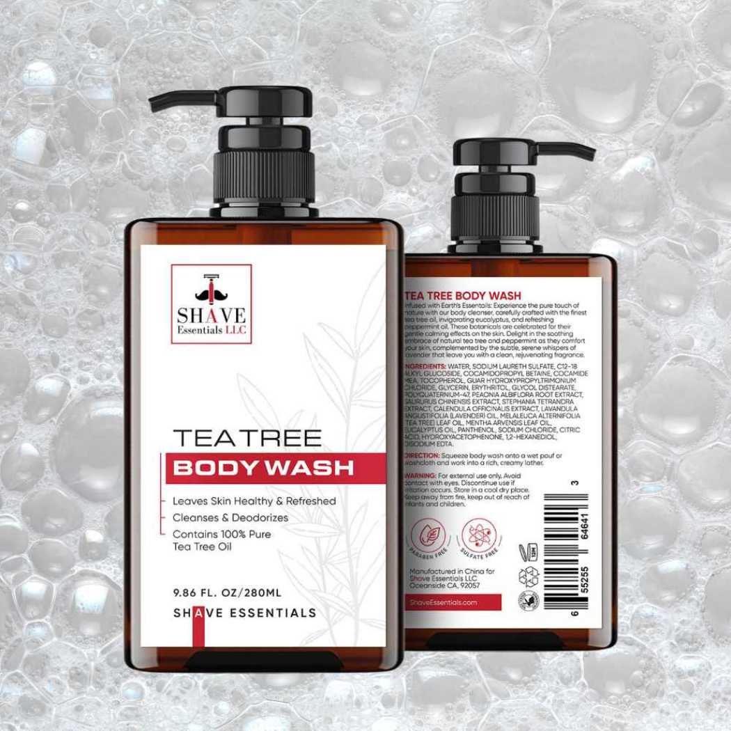 Tea Tree Body Wash Shave Essentials