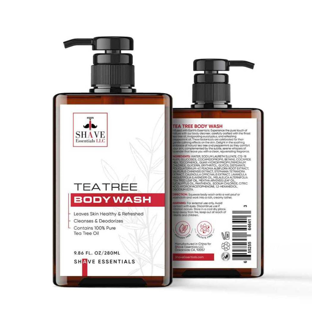Tea Tree Body Wash Shave Essentials