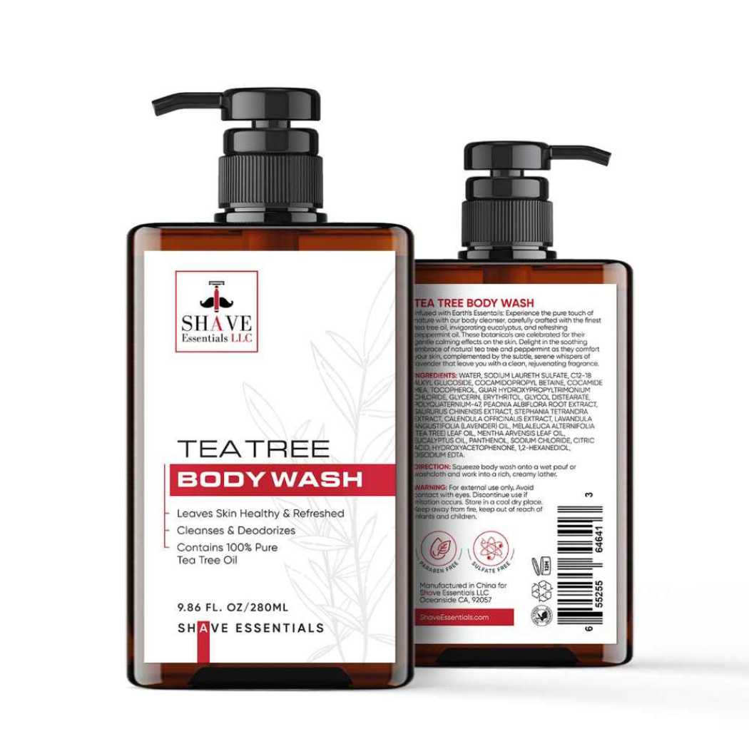 Tea Tree Body Wash Shave Essentials