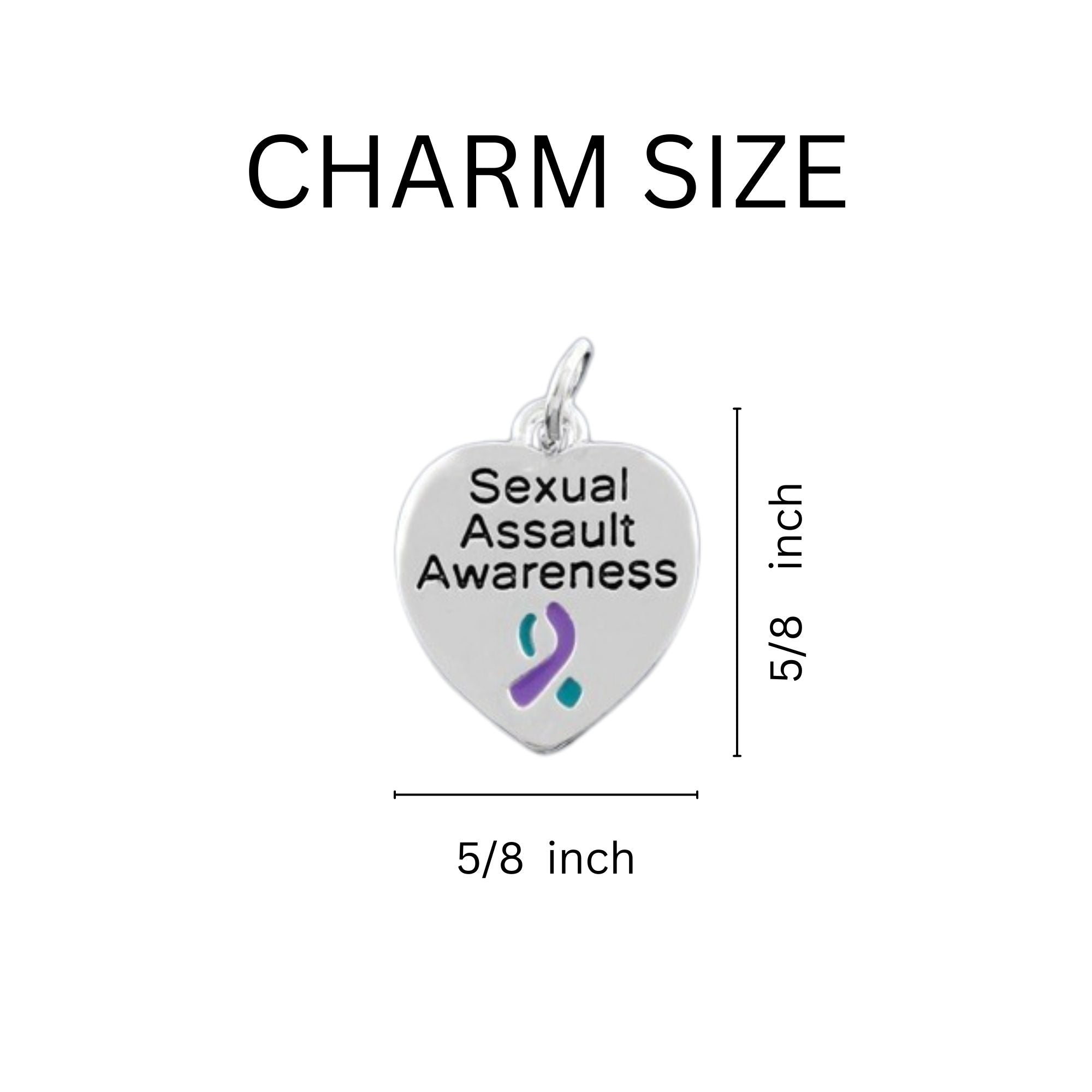 Teal & Purple Ribbon Rope Style Sexual Assault Bracelets The Awareness Company