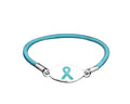 Teal Ribbon Awareness Stretch Bracelets The Awareness Company