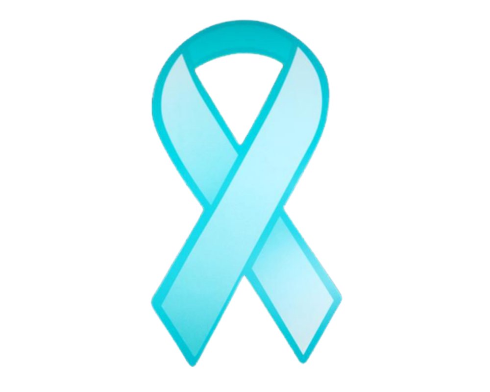 Teal Ribbon Paper Donation Ribbons (50/Pack) The Awareness Company