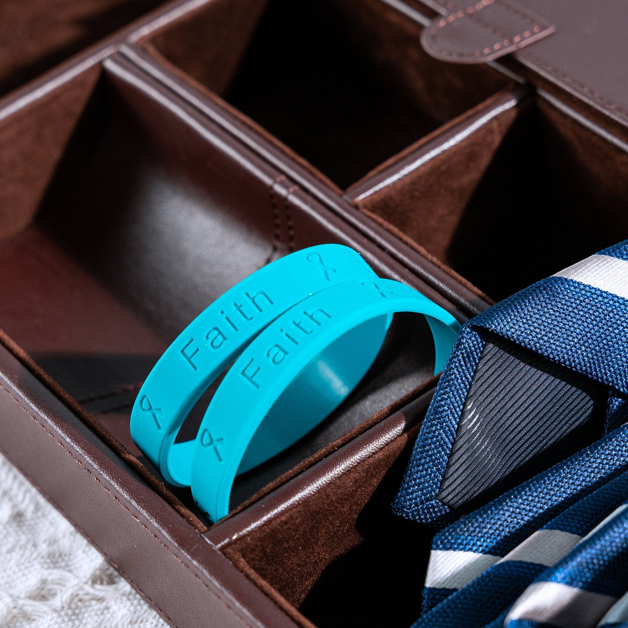 Teal Silicone Bracelets (Child Size) The Awareness Company