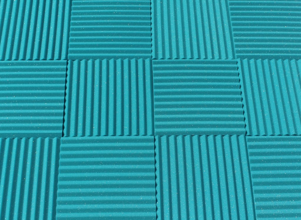 1 Inch Acoustic Foam Wedge Style Panels - 13 Color Options SoundAssured
