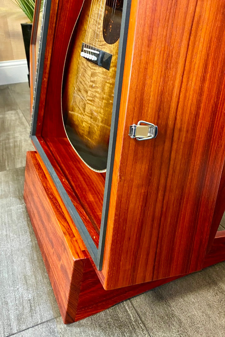 ClimaStand Triangle Humidor with Base - African Paduk Acoustic Remedy Cases